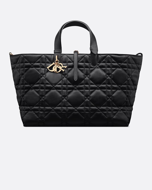 Dior Privé Tote Bag Black Dior Icons Calfskin