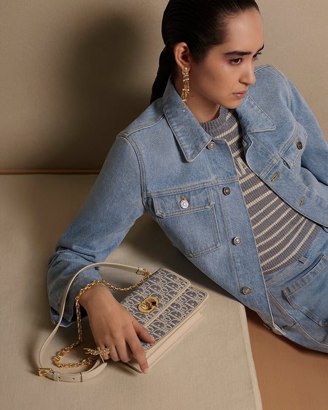 Dior Aqua Mule Black Dior Oblique Jacquard