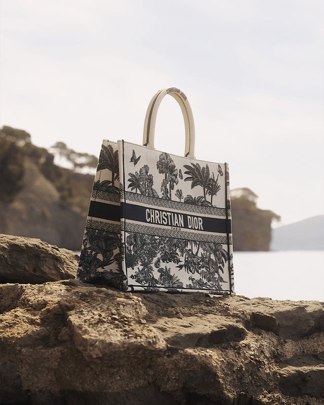 Medium Rider Soft Hobo Bag Black Dior Oblique Jacquard and Black Grained Calfskin