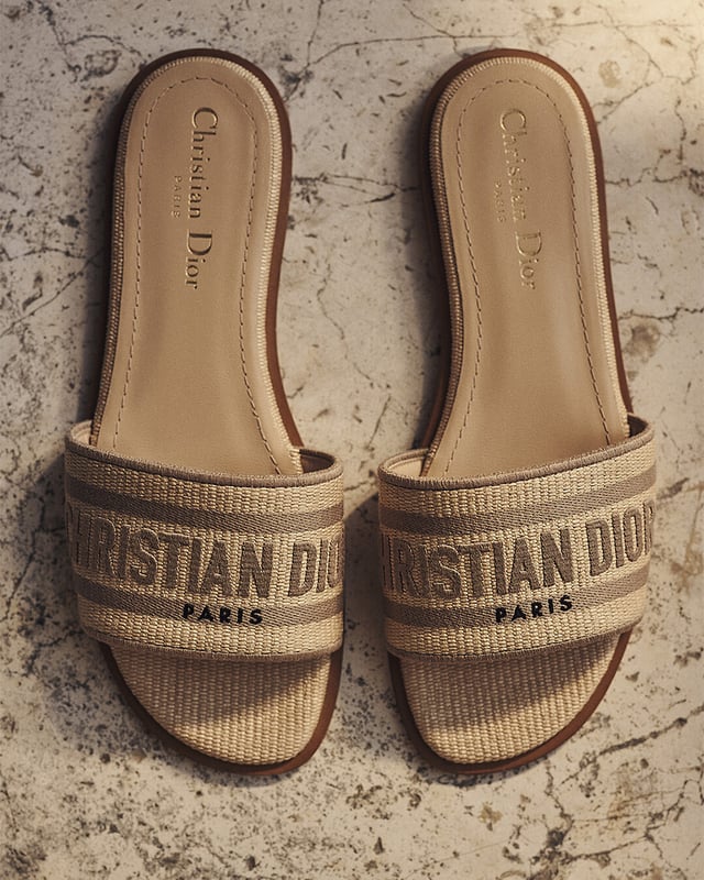 DiorTag SU Transparent Gray Rectangular Sunglasses