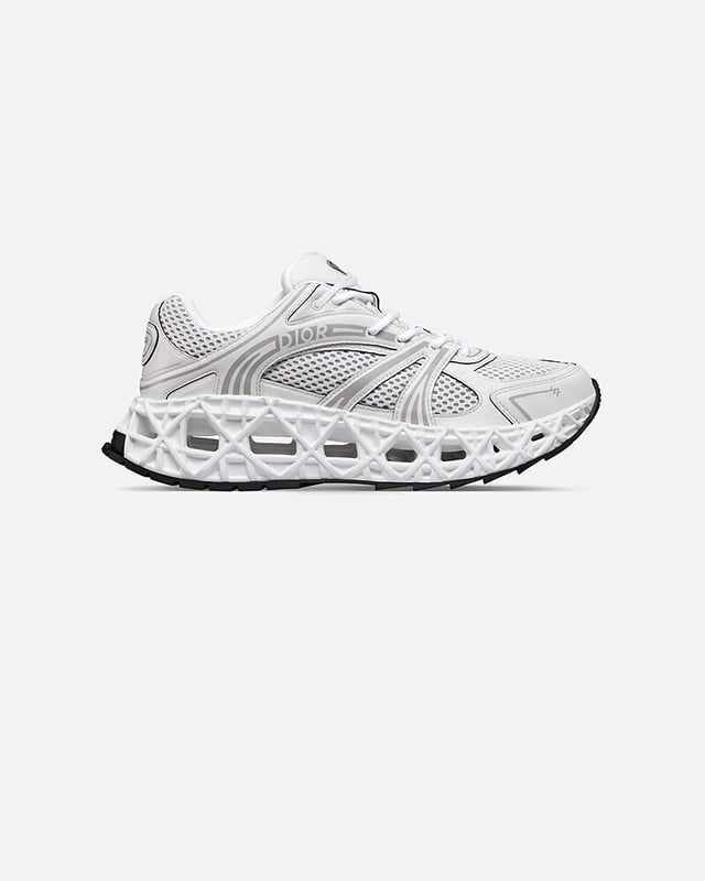 DiorTag SU Transparent Beige Rectangular Sunglasses