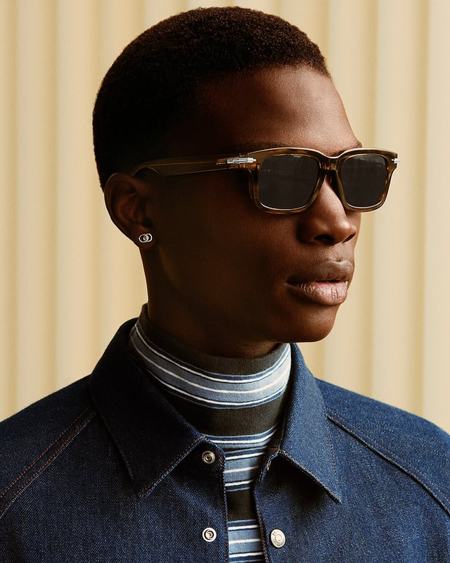 Medium Rider Soft Hobo Bag Beige and Black Dior Oblique Jacquard with Black Grained Calfskin